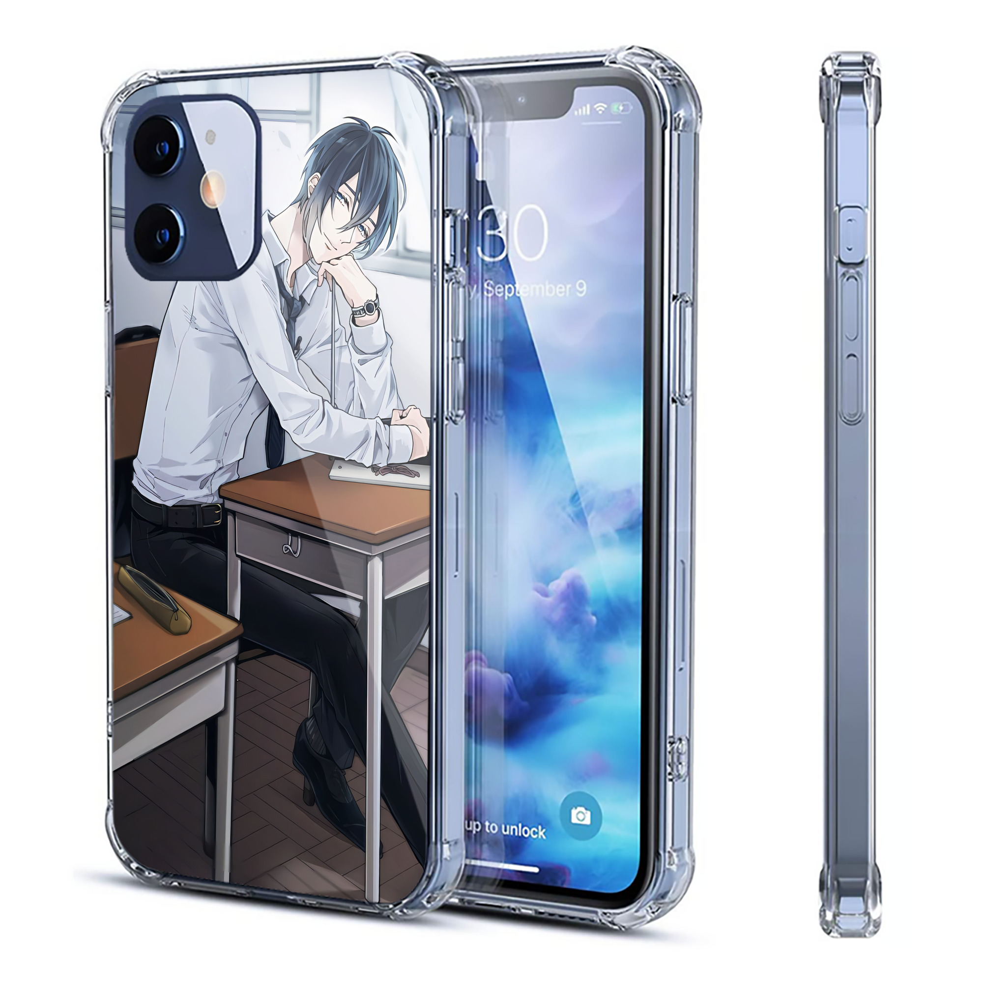 （画像用） 刀剣乱舞 Touken Ranbu 【iPhone 12シリーズ対応】透明スマホケース（クリアソフトケース）